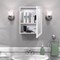 Zenith Products Zenna Home 19.25 in. H X 15.25 in. W X 4.25 in. D Rectangle Medicine Cabinet/Mirror W16 - alternate 6